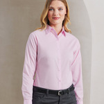 Women's poplin long sleeve blouse