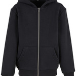 Kids fluffy zip hoodie