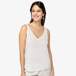 Spasso Ladies Linen Tank Top