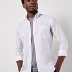 Mens LS Slim Workwear Shirt