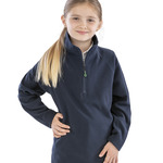 Result Recycled Kids Zip Neck Micro Fleece
